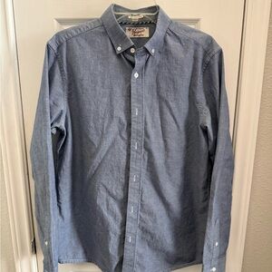Original Penguin Light Blue Casual Button-Down Shirt